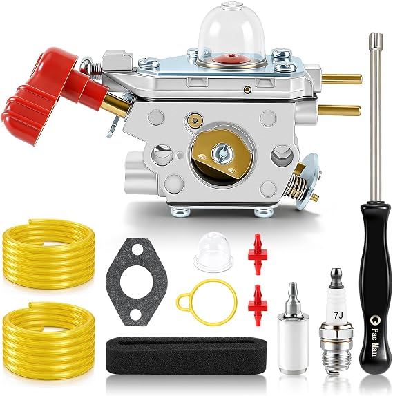 AUTOKAY 753-06288 Carburetor C1U-P27 for Craftsman 27cc WeedEater for MTD ZAMA for Troy Bilt TB35EC TB430 TB2MB TB225 TB2044XP MS2550 MS2560 Murray M25B M2560 MS9900 Remington Trimmer Leaf Blower Carb