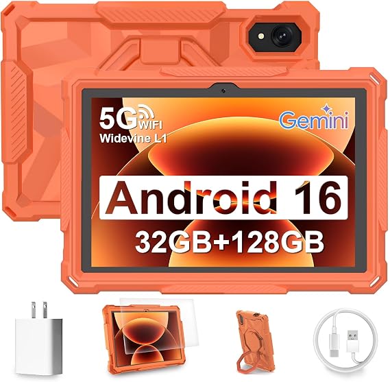 Tablet 10 Inch Android 16 Tablet, 32GB RAM 128GB ROM