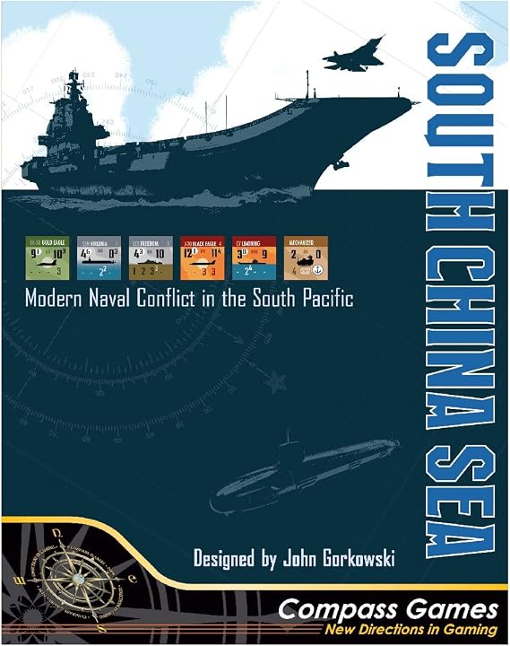 Compass Games South China Sea, Modern Conflict in The South Pacific, Board Game for Adults 18+