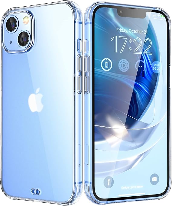 ORIbox for iPhone 13 Case Clear,Translucent Matte case with Soft Edges, Lightweight,iPhone 13 Phone Clear Case for Women Men Girls Boys Kids