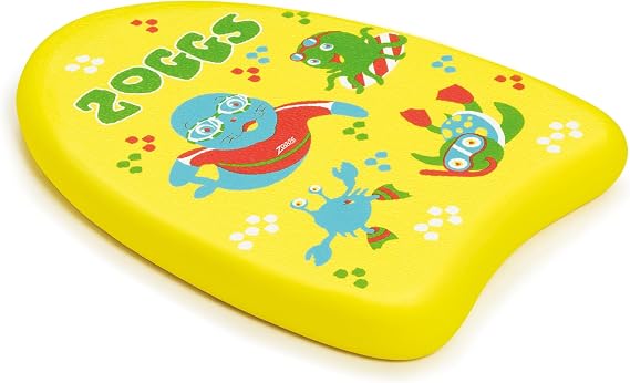 Zoggs Children's Zoggy Mini Easy Learn to Swim Float Kickboard - Yellow, 3-12 Years, 27.5 x 22 x 2.8 cm
