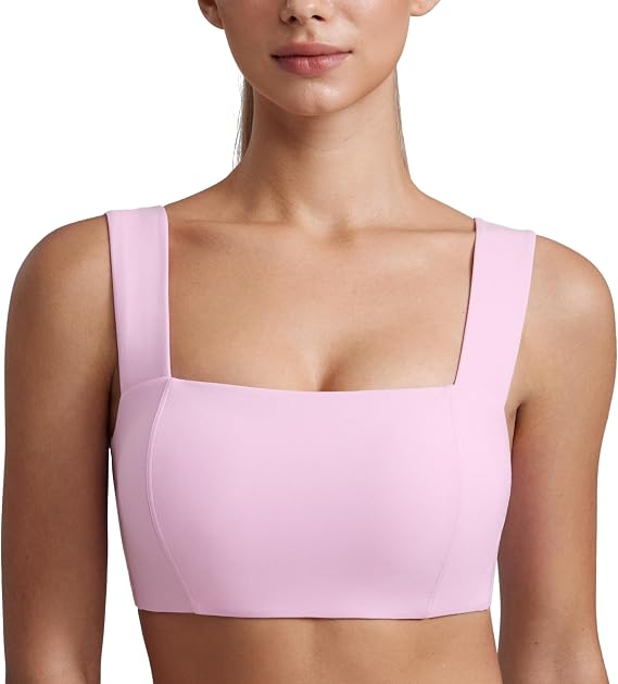 CRZ YOGA Butterluxe Wide Strap Sports Bras