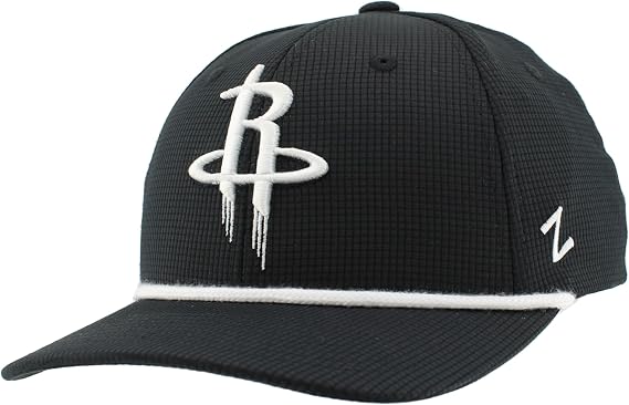 ZHATS NBA Uni-Adult NBA Officially Licensed Rope Hat Snapback Backspin Contrast Black