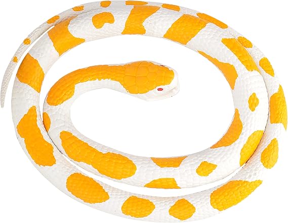 Wild Republic Rubber Snakes Albino Python - 46"