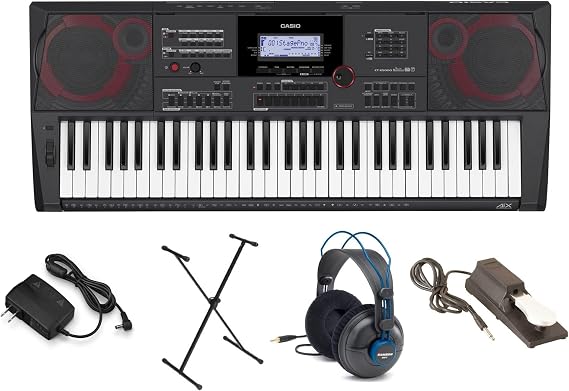 Casio CT-X5000 Premium Keyboard Pack with Stand, AC Adapter and Headphones