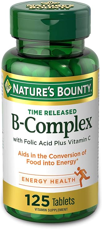 Nature's Bounty Vitamin B Complex, 125 Tablets