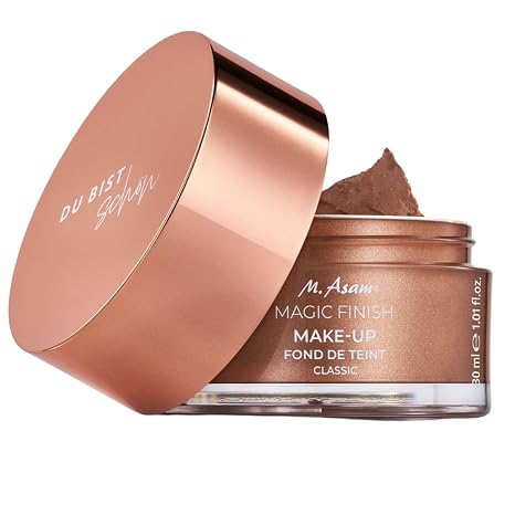M. Asam Magic Finish Make-Up Mousse Classic Special Edition (30 ml) 4-in-1 Primer Make-up Powder & Concealer Concealers Balances Beautifies & Perfects for Light to Medium Skin