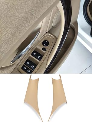 Gelunxin Door Pull Handle Cover for BMW 320,328,330,335,M3 2012-2018 & BMW 428, 435,M4 2014-2017 Left FrontRight Front, Beige