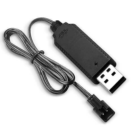 Drone USB Charger Cable for 3.7V Lipo Battery SM-2Pin Plug