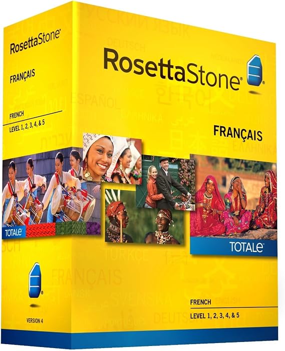 Rosetta Stone French Level 1-5 Set - includes 12-month Mobile/Studio/Gaming Access