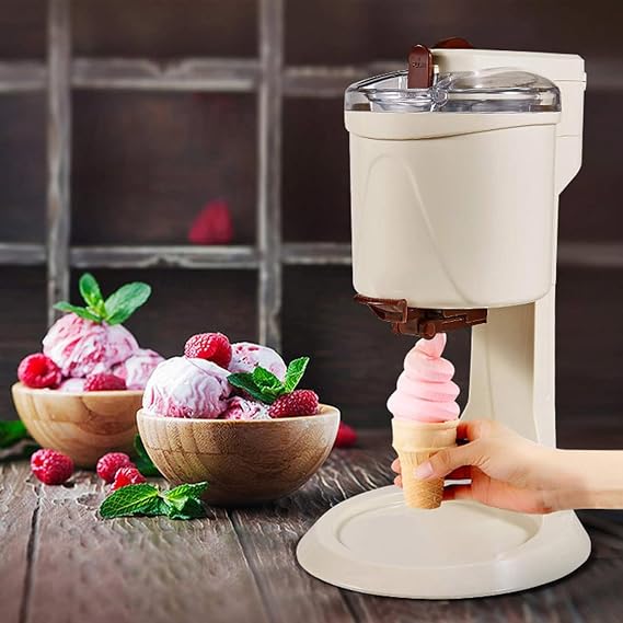 Soft Serve Ice Cream Machine, Ice Cream Makers for Home - Portable Blender, Yogurt Sorbet Maker Automatic Machine - Perfect Ice Cream Makers Machine for Home,220V