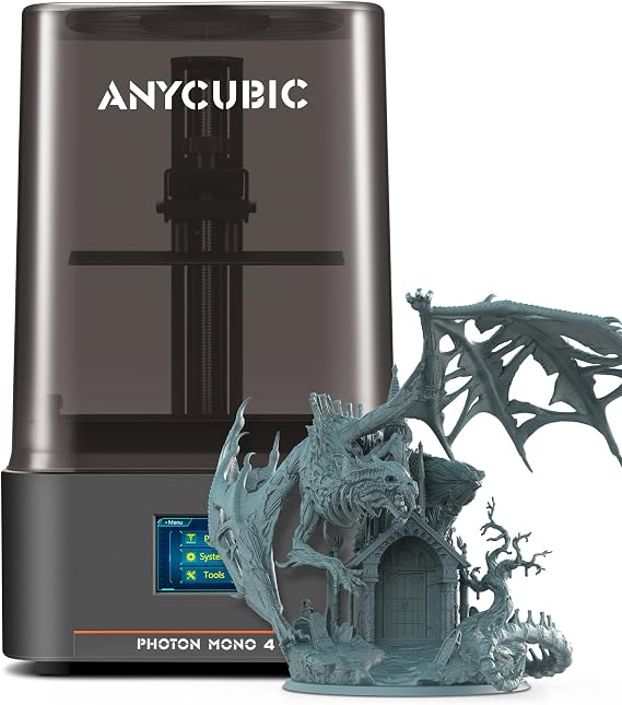 ANYCUBIC Photon Mono 4 10K Resin 3D Printer, 7'' HD Mono LCD Screen