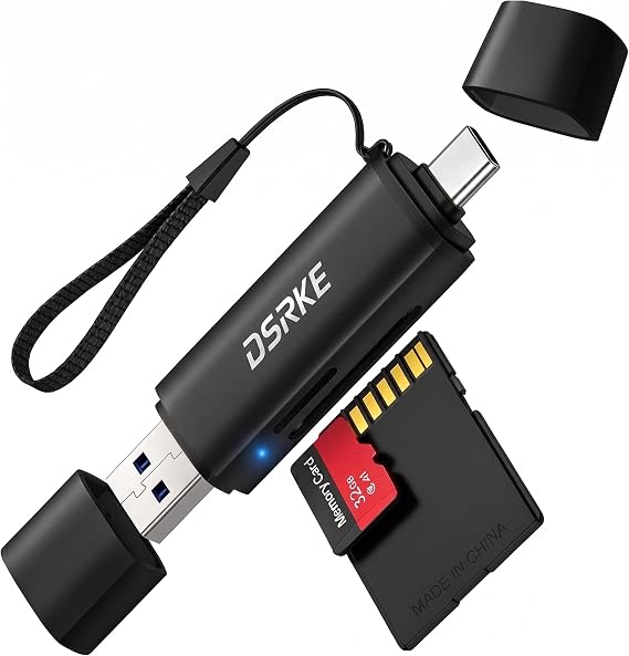 SD Card Reader, Micro SD & Memory Card Reader, USB C 3.0 Dual Slot