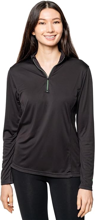 Insect Shield Women's Tech Quarter Zip Moisture-Wicking Pullover