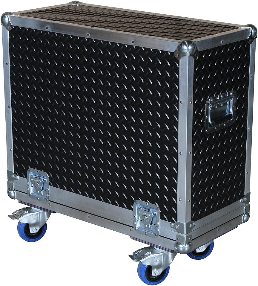 Amplifier 38 Ply ATA Case with Diamond Plate Laminate Fits Fender Vibrolux Reverb