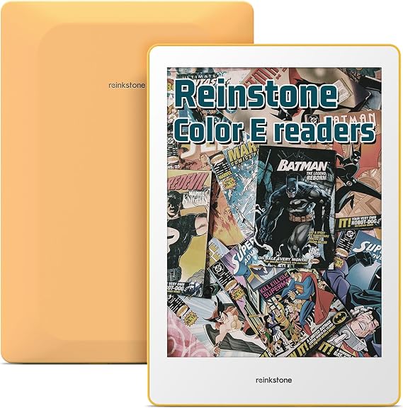 Color E-Reader - 6" Color Ink Ebook Reader with Open Android System, Supports Mainstream Reading Apps, 32GB Portable E-Ink Tablet for Comics & Manga, 138g Lightweight with Eye-Friendly Front Light