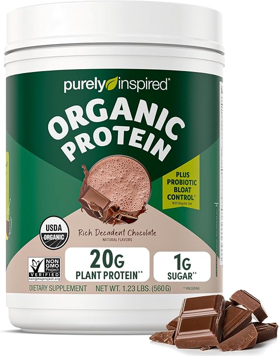 Purely Inspired Plant-Based Protein Powder, Rich Decadent Chocolate