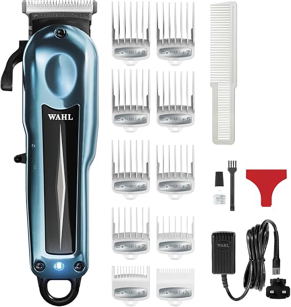 Wahl Clipper Kit Cordless Super Taper X, T-Blade for Wider Cutting, High Performance Motor & Precision Blades, Bulk Cutting, All-Rounder, Next Generation Barber Clipper