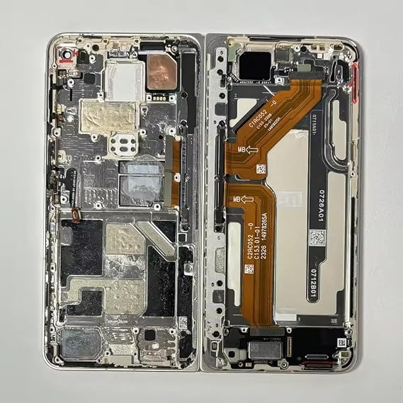 YOOOKOOO for OnePlus Open Foldable LCD CPH2551 Display Touch Screen Digitizer Assembly Replacement Repair Parts (Gold with Frame)