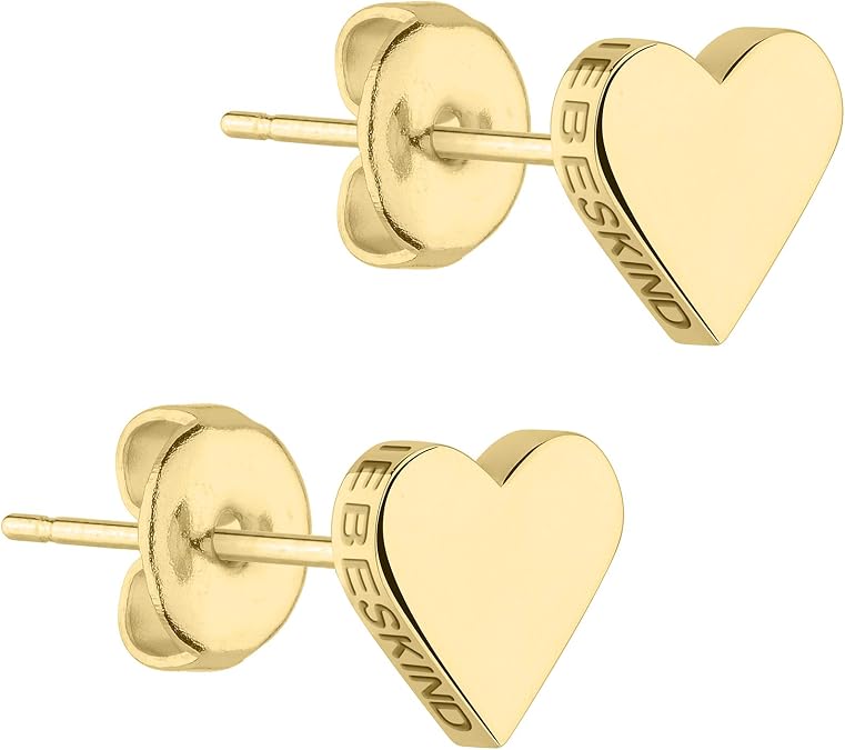 Liebeskind Berlin LJ-0500-E-08 Women's Stud Earrings Heart Stainless Steel Silver One Size