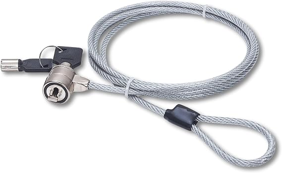 Manhattan Laptop Lock 4.6 Ft Security Cable, K-Slot, 2 Keys