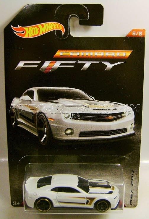 2013 '13 Chevy Camaro 50th Fifty Anniversary Edition 6/8 Hot Wheels Diecast 2017