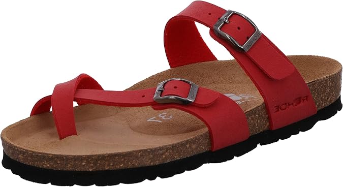 Rohde 5593 Alba Women's Toe Separator Mules Width G Perlato