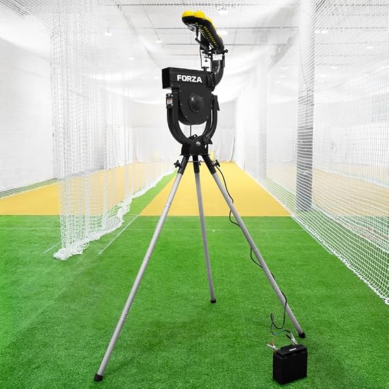FORZA V62 Cricket Bowling Machine | Adjustable Speed, Swing and Spin for Comprehensive Batting Practice