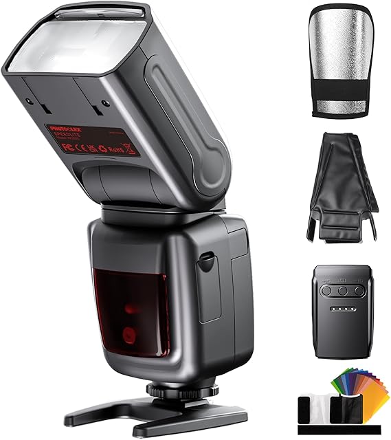PHOTOOLEX FK300G Camera Flash Speedlite GN33 with Trigger