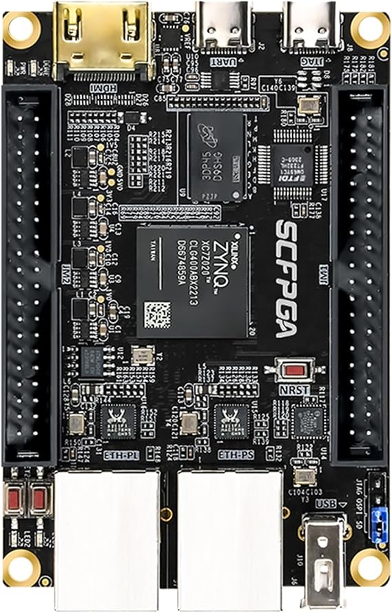 ZYNQ 7000 FPGA Development Board PZ7010 PZ7020 Starlite XC7Z010 XC7Z020 DDR3 USB Ethernet HDMI JTAG for Embedded Linux and FPGA Learning (PZ7020-SL-C, FPGA Board)
