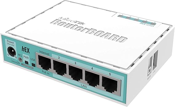 Mikrotik MT RB750Gr3 hEX RouterOS L4 256MB RAM 5xGig LAN Soho Router PoE in plastic case