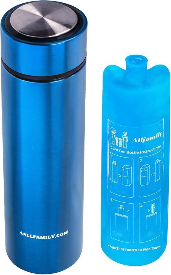 4ALLFAMILY Nomad Insulin Travel Case Cooler - TSA Approved - Blue