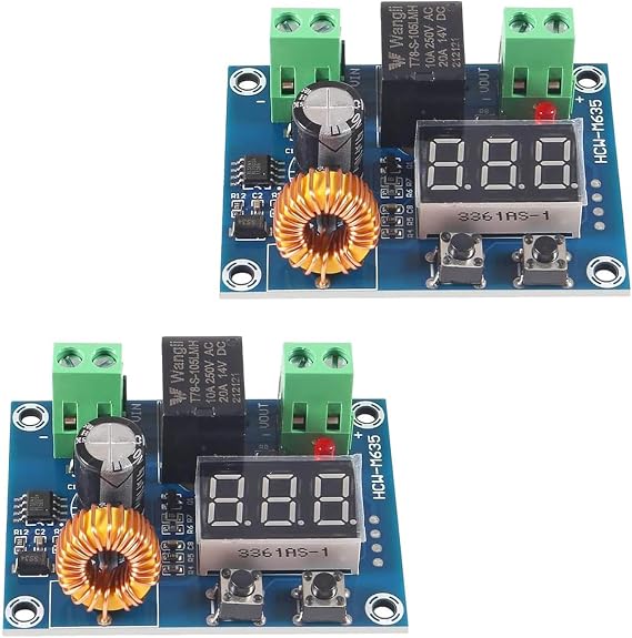 2PCS 12V-36V DC Voltage Protection Module XH-M609 Digital Low Voltage Protector Disconnect Switch Protection Module