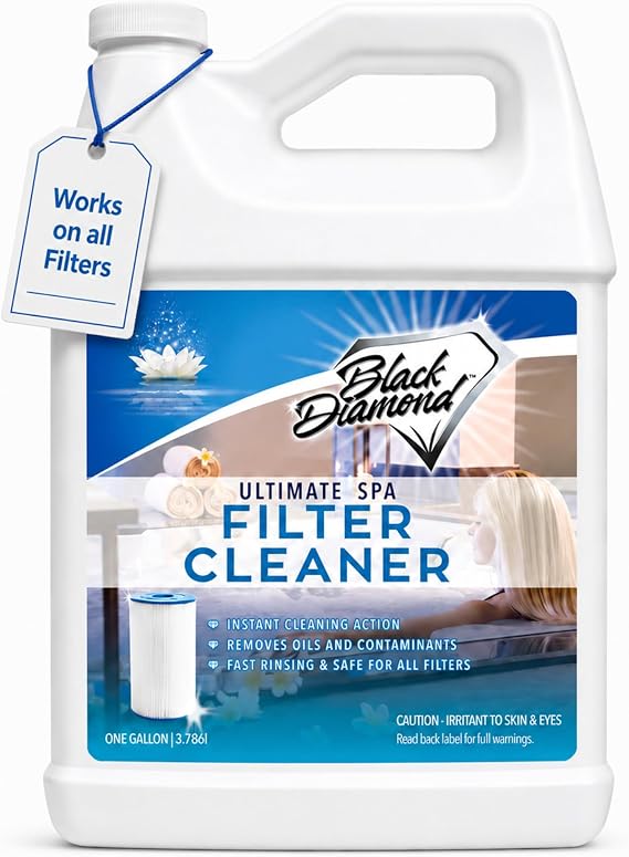 Black Diamond Stoneworks Ultimate Spa Filter Cleaner Spray, 1-Gallon