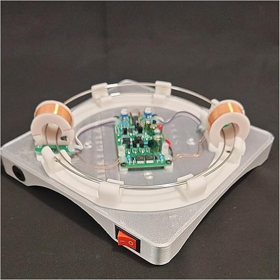 DIY Two-Coil Loop Accelerator, High-Tech Electromagnetic Coil Accelerator, Suitable for Science Education and Creative Learning, Hands-On Physics Experiment Kit for Adults