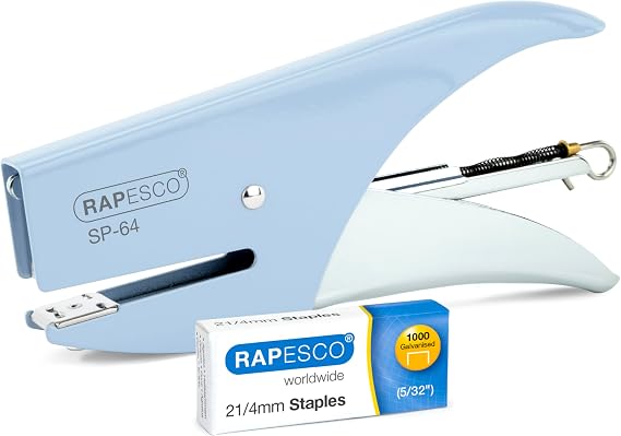 Rapesco 1376 SP-64 Stapling Plier and 1000 Staples, 12 Sheet Capacity