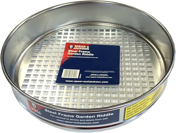 Spear & Jackson Riddle Steel Frame Garden Riddle/Sieve