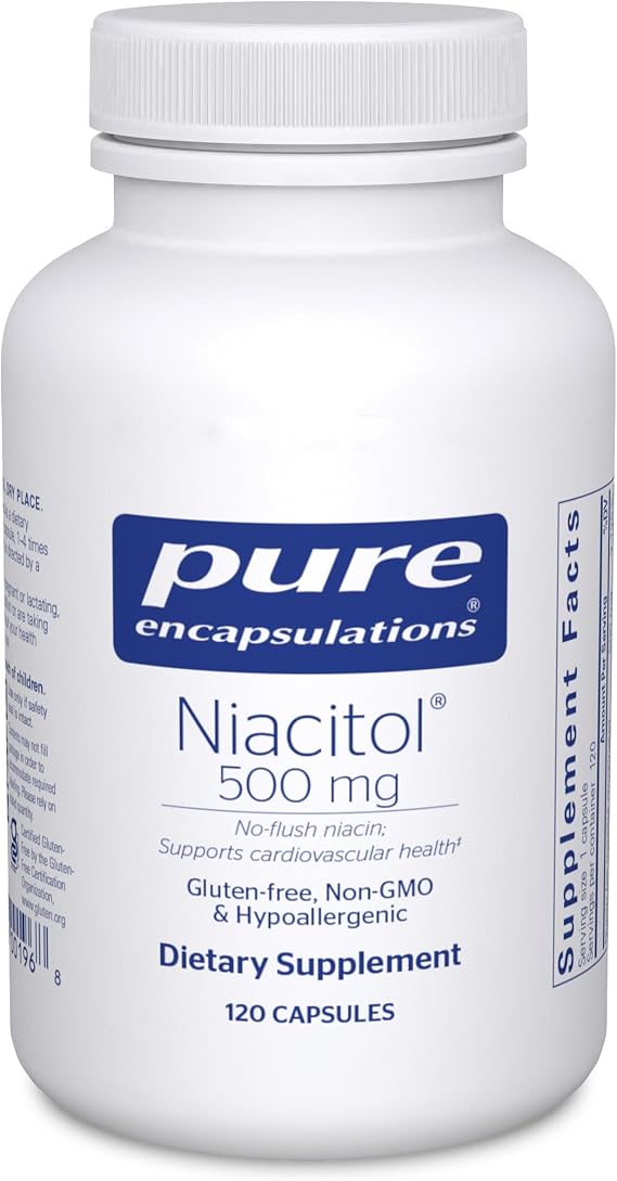 Pure Encapsulations Niacitol, 500 mg