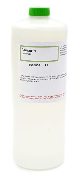 ALDON Innovating Science Pure Glycerin, 1L Laboratory Grade Excellent for Organic Chemistry & Biochemistry Experiments - The Curated Chemical Collection