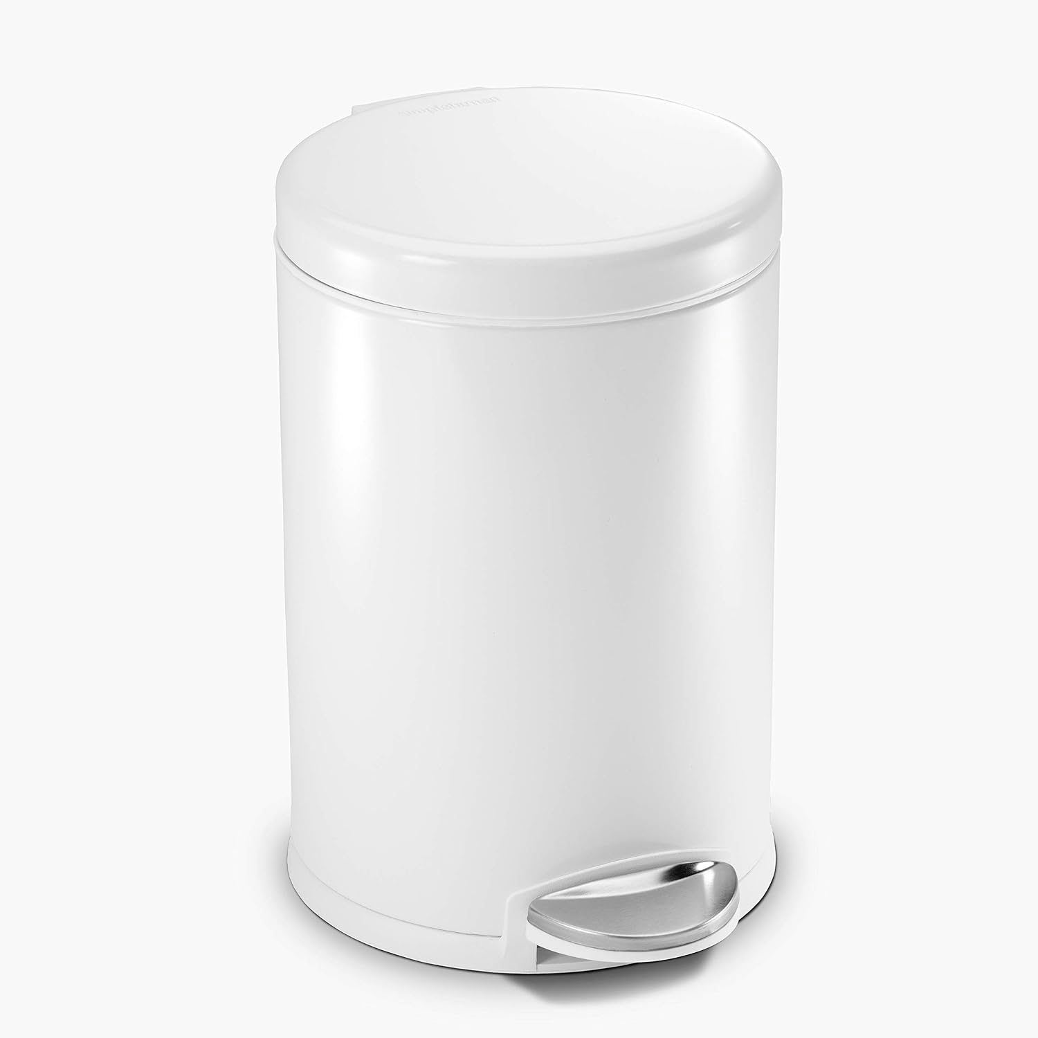 Simple Human Trash 4.5L Round Step Can Bedal Type Lid Soft Close Plastic Small Dust Box 4.5L simplehuman