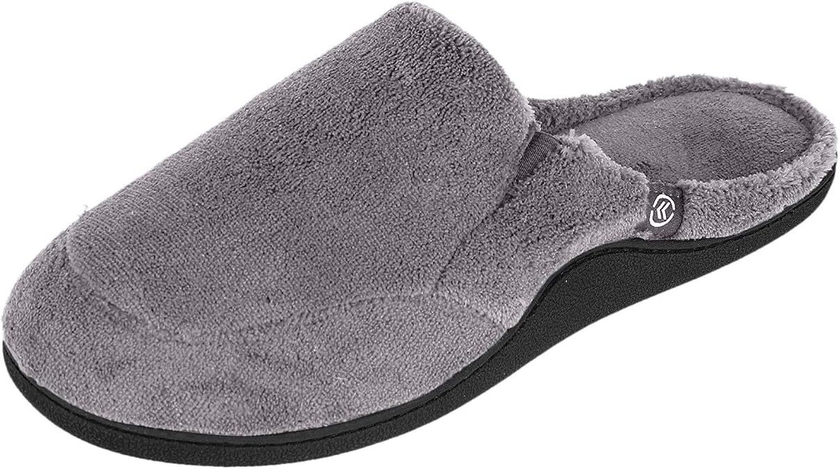 isotoner Mens Microterry Clog Slippers