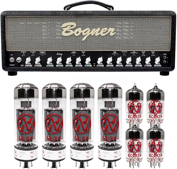 JJ Tube - Tube Kit for Bogner Ecstasy 100 Watt Head for Guitar Amplifier RUBY Tubes