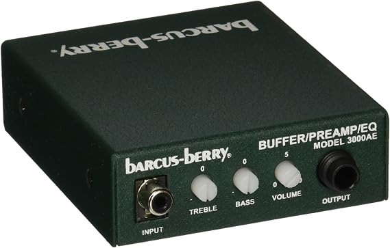 Barcus Berry 3000AE Piezo Buffer Preamp with EQ Controls