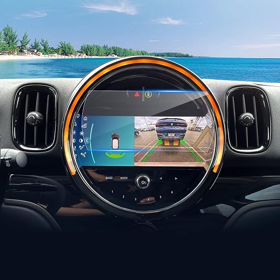(2pcs) 2022 2023 2024 Mini Cooper Screen Protector, for Mini Cooper Clubman/Countryman/Hardtop 8.8-inch Touchscreen, 2023 2024 Cooper Accessories Touch Sensitive Ultra HD Protective Film 8.8"
