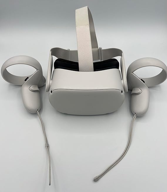 Oculus Quest 2 Advanced All-in-One Virtual Reality Gmaing VR Headset 128GB Set, White