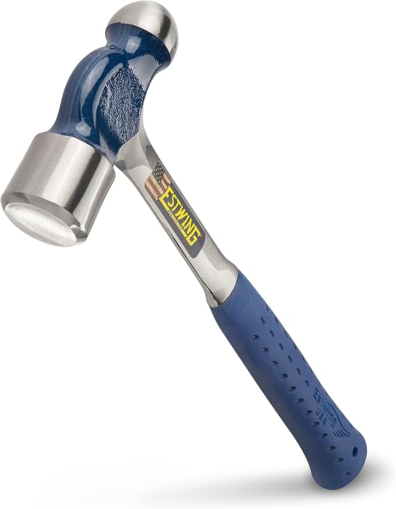 ESTWING Ball Peen Hammer, 24 oz Machinist's Hammer, E3-24BP