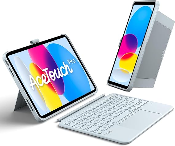 Inateck for (A16) 11th/10th Gen Case with Keyboard, 5.1" Full-Area Trackpad