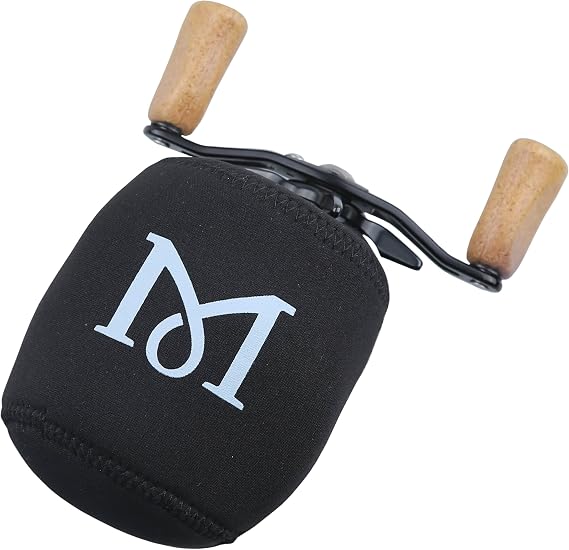 MIZUGIWA Neoprene Reel Cover,Round Baitcasting Reels Cover, Fit for 50 100 200 300 400 800 1000 2000 3000 4000~10000 Conventional Reels, S/M/L/XL Size