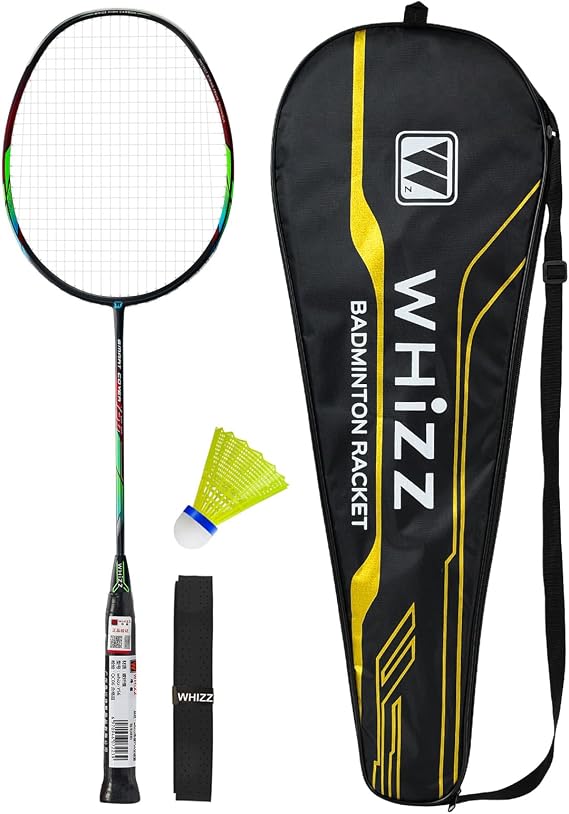 WHiZZ Carbon Graphite Badminton Racket Set Exclusive Frame Design