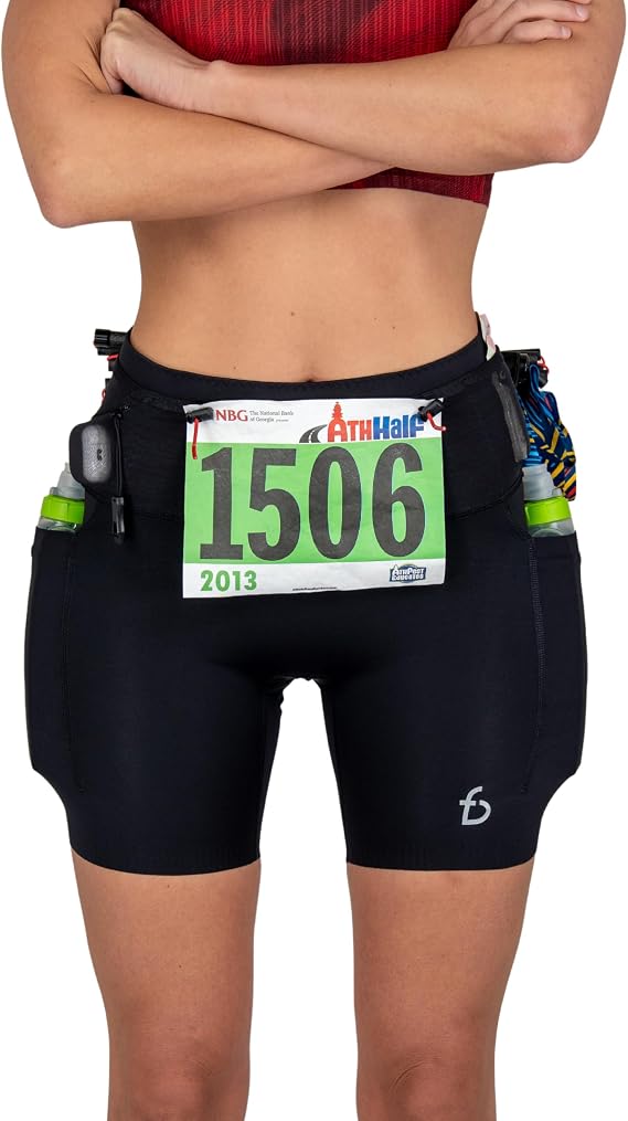 FlipBelt Women's Trail Run Compression Shorts